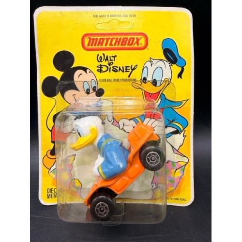 7 - Matchbox Group of Walt Disney Series Character Vehicles each Undisturbed on Card to include
WD-5 Mic... 