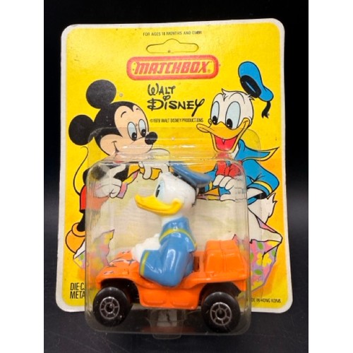 7 - Matchbox Group of Walt Disney Series Character Vehicles each Undisturbed on Card to include
WD-5 Mic... 