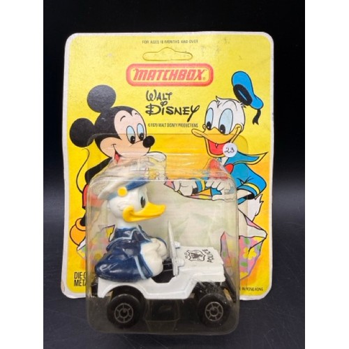 7 - Matchbox Group of Walt Disney Series Character Vehicles each Undisturbed on Card to include
WD-5 Mic... 