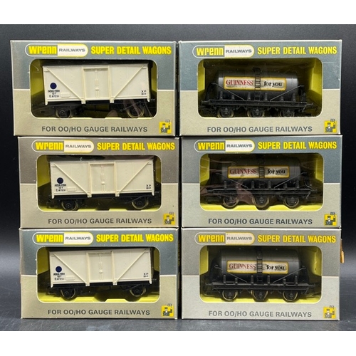 189 - 6 OO Wrenn Rolling stock in Good boxes
Wrenn W5003 6 Wheeled Wagons Guiness (3)
Wrenn W5001X Blue Sp... 