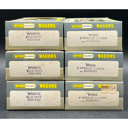 189 - 6 OO Wrenn Rolling stock in Good boxes
Wrenn W5003 6 Wheeled Wagons Guiness (3)
Wrenn W5001X Blue Sp... 