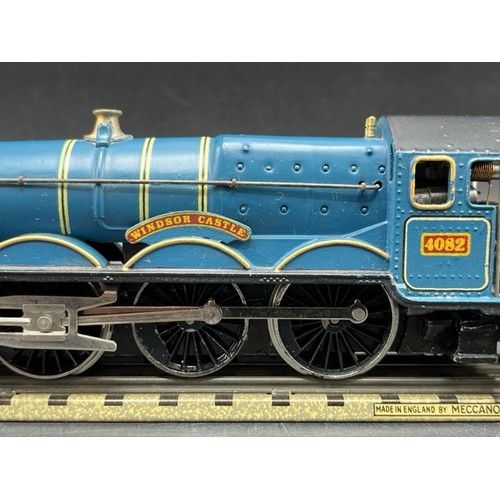 183 - Wrenn 3-Rail OO 4-6-0 Windsor Castle 4082 Blue livery with Dublo early crest Tender - Tested Runner
... 