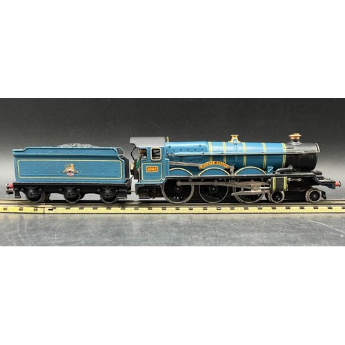 183 - Wrenn 3-Rail OO 4-6-0 Windsor Castle 4082 Blue livery with Dublo early crest Tender - Tested Runner
... 