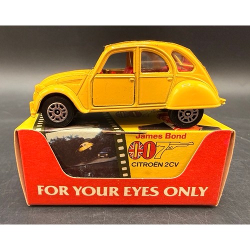 29 - Corgi No. 56198 James Bond 007 For Your Eyes Only Citroen 2CV
Produced 1981
(Model: VG, Box: VG, 100... 