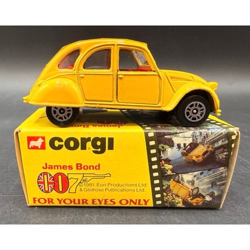 29 - Corgi No. 56198 James Bond 007 For Your Eyes Only Citroen 2CV
Produced 1981
(Model: VG, Box: VG, 100... 