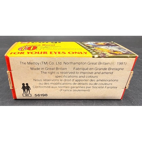 29 - Corgi No. 56198 James Bond 007 For Your Eyes Only Citroen 2CV
Produced 1981
(Model: VG, Box: VG, 100... 