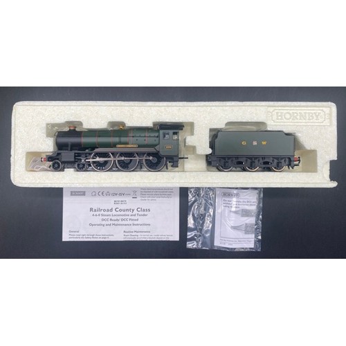 205 - Two OO Great Western Railway locomotives both Tested Runners
Hornby R2937 County Class 4-6-0 1006 'C... 