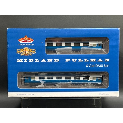 195 - Bachmann Branchline 31-256DC Class 251 Blue Pullman 6-car Midland set in Nanking blue with full yell... 