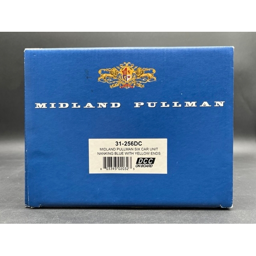 195 - Bachmann Branchline 31-256DC Class 251 Blue Pullman 6-car Midland set in Nanking blue with full yell... 