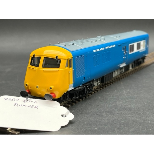 195 - Bachmann Branchline 31-256DC Class 251 Blue Pullman 6-car Midland set in Nanking blue with full yell... 