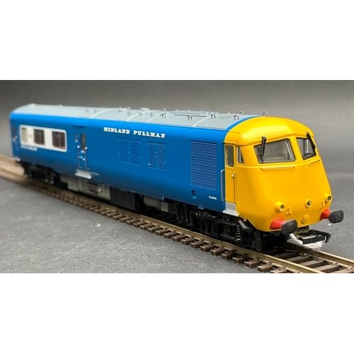 195 - Bachmann Branchline 31-256DC Class 251 Blue Pullman 6-car Midland set in Nanking blue with full yell... 