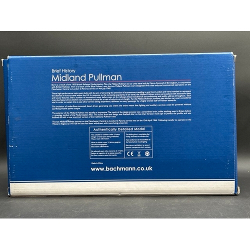 195 - Bachmann Branchline 31-256DC Class 251 Blue Pullman 6-car Midland set in Nanking blue with full yell... 