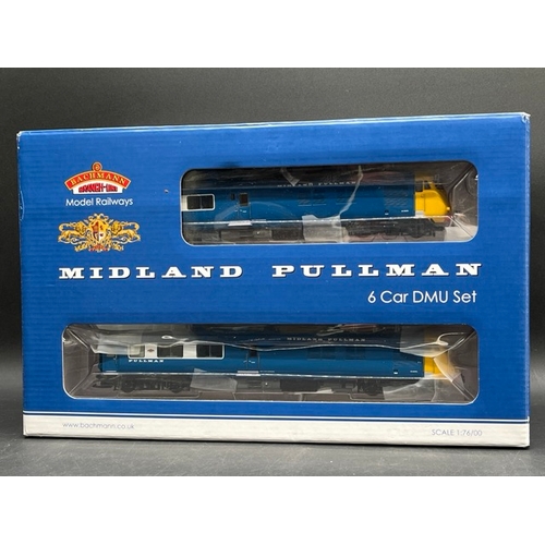 195 - Bachmann Branchline 31-256DC Class 251 Blue Pullman 6-car Midland set in Nanking blue with full yell... 