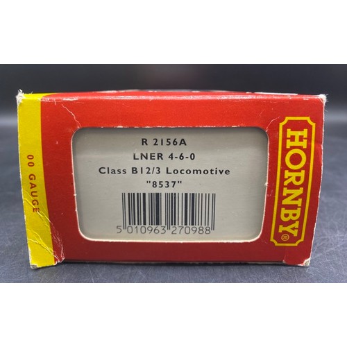 211 - Hornby R2156A Class B12 4-6-0 8537 in LNER Green - Tested Runner
(Loco: G, Box: F, 400g)