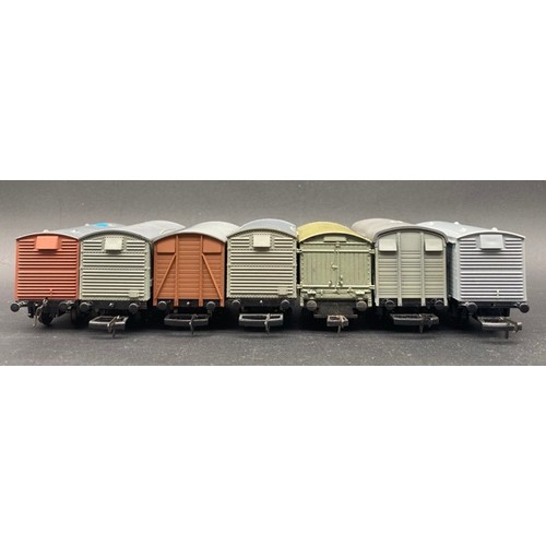 100 - 23 OO 'Ready-to-Roll' Vans - mix of manufacturers including Dapol, Mainline, Hornby, Triang ++ in Fa... 