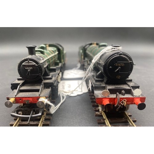 Two OO Hornby BR Late Crest Green lined Locomotives both Tested Runners ...