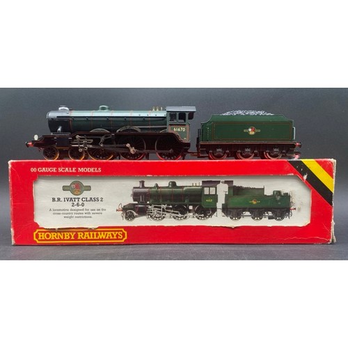 Two OO Hornby BR Late Crest Green lined Locomotives both Tested Runners ...