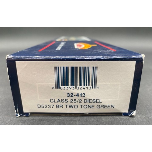 77 - Bachmann Branchline 32-413 Class 25/2 D5237 in BR Two Tone Green - Tested Runner
(Loco: G, Box: G, 5... 