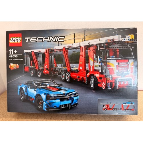 Lego Technic Car Transporter - Set 42098 - New in box. (Box has been ...