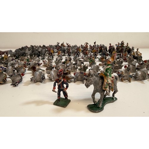 Large Collection of Metal Military Riders, Horses & Figures. (F, 3000g)