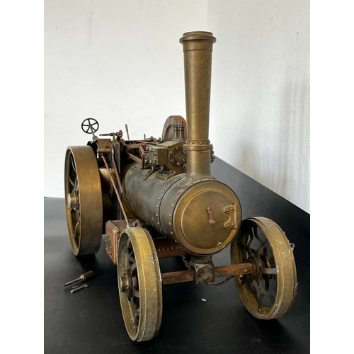 Engineer-built model steam traction engine, maker unidentified ...