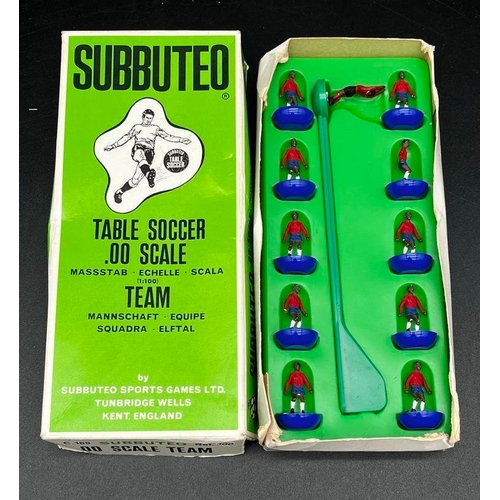 Subbuteo Table Soccer group, comprising six heavyweight teams, housed ...