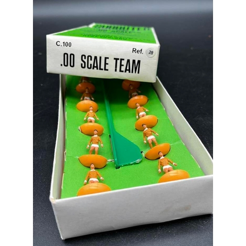 Subbuteo Table Soccer group, comprising six heavyweight teams, housed ...