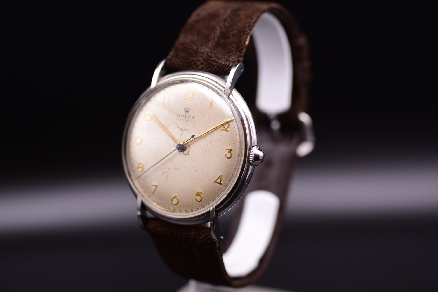 Rolex Snapback Ref 4371 1950's Vintage Precision Dress Watch Men's ...