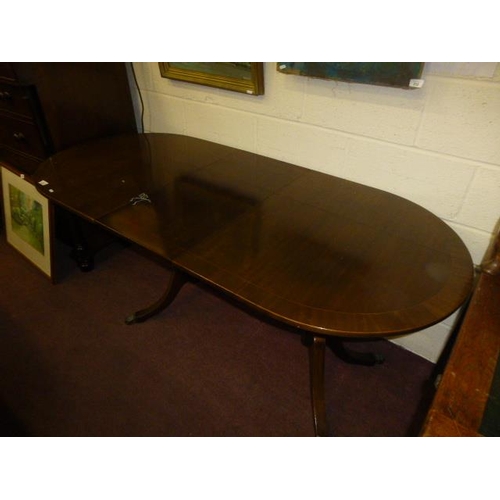 231 - INLAID DINING TABLE