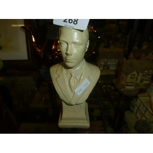 268 - SIGNED BUST GEORGE VI