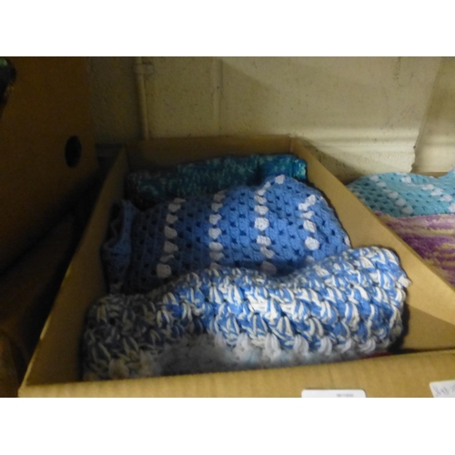 11 - BOX OF KNITTED WARE