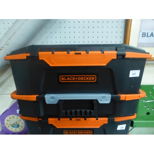 240 - NEW BLACK AND DECKER TOOLBOX