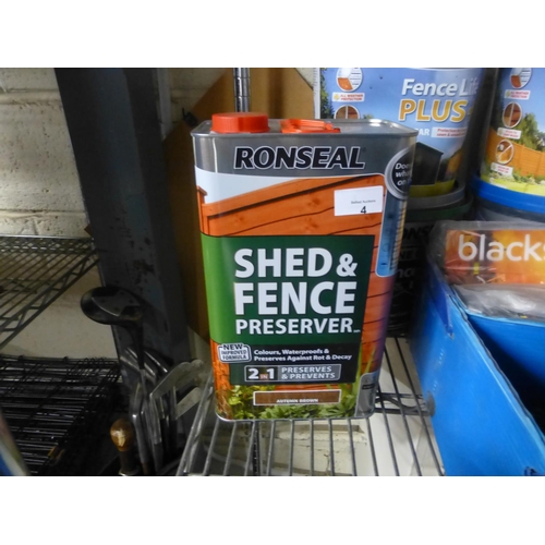4 - SHED AND FENCE PRESERVER