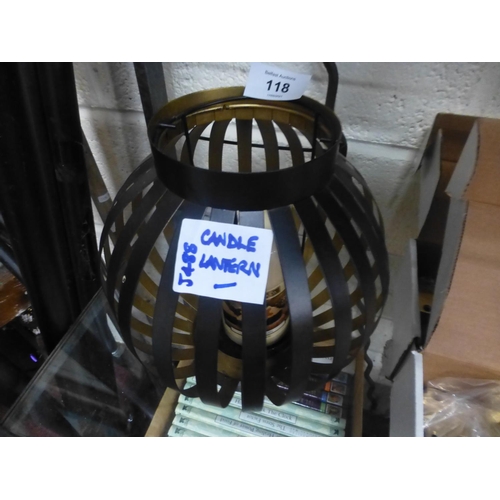 118 - CANDLE LANTERN
