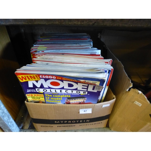 47 - BOX OF MODEL MAGAZINES