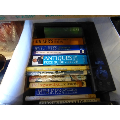 51 - BOX OF ANTIQUE BOOKS