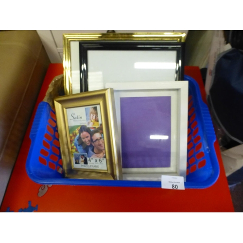80 - JOB LOT OF PICTURE FRAMES