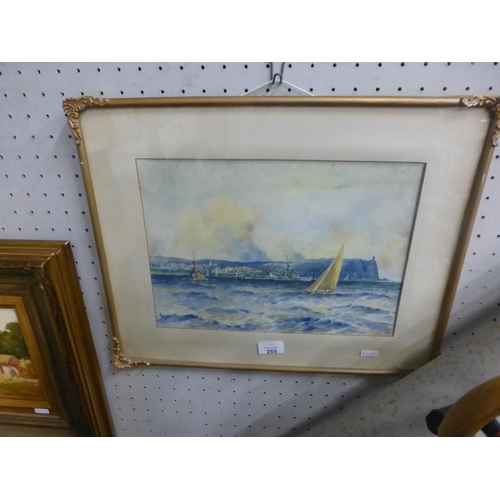 269 - FRAMED WATER COLOUR BY ERWIN 10