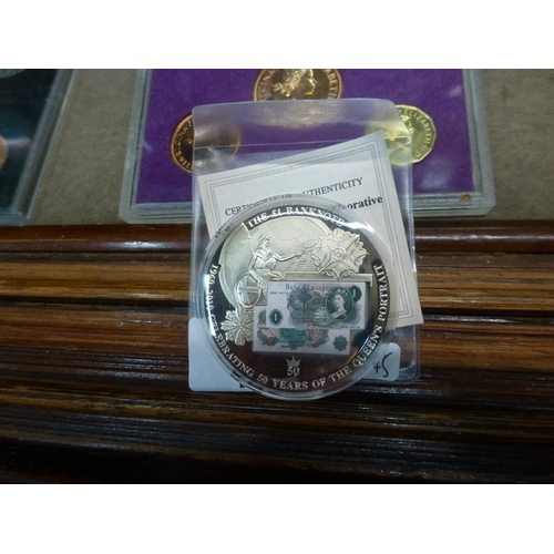 148 - BANK NOTE COIN WHITE £1 WITH COA