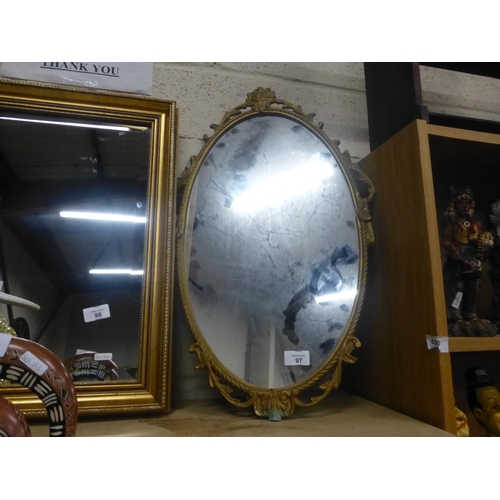 97 - ANTIQUE MIRROR