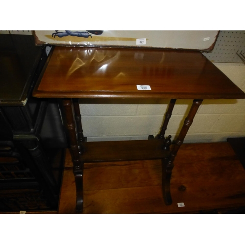 232 - VICTORIAN LAMP TABLE