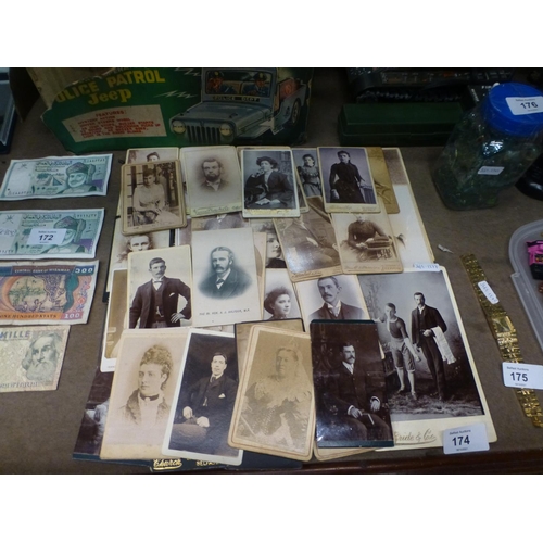 174 - QUANTITY OF VICTORIAN PHOTOS
