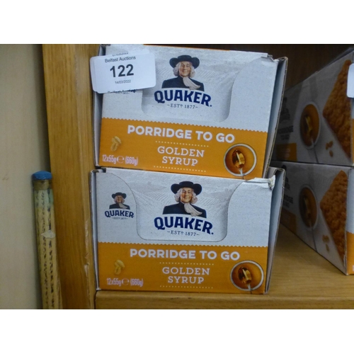 122 - 2 X BOXES OF PORRIDGE