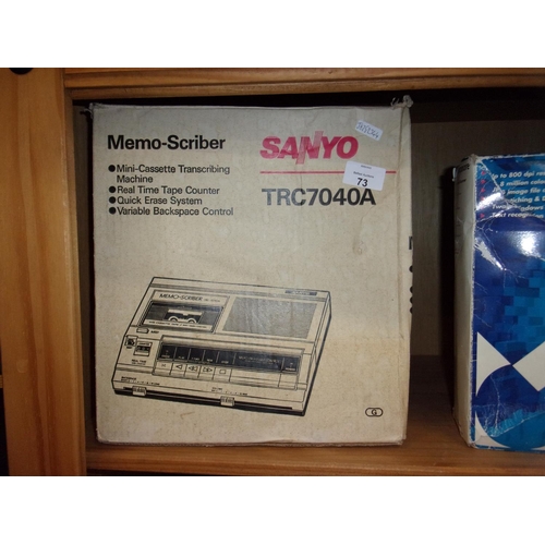 73 - SANYO MEMO SCRIBER