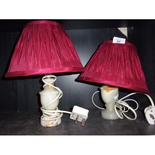 83 - PAIR OF LAMPS