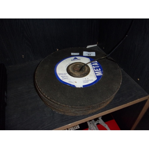 92 - 6 X GRINDING DISCS