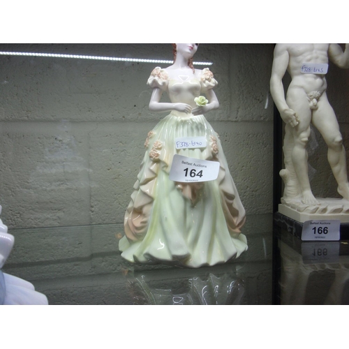 164 - COALPORT 21CM FIGURINE KAREN