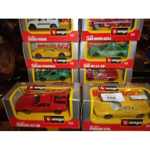 260 - 11 1.43 SCALE DIE CAST TOYS