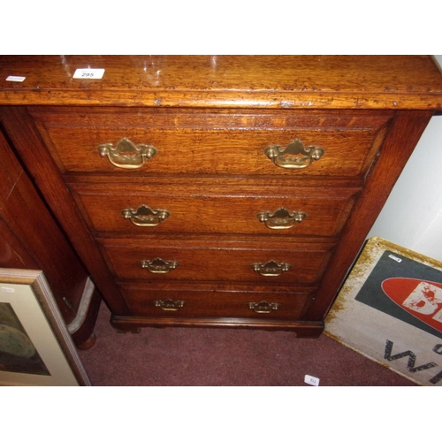 295 - OAKS DRINKS CABINET