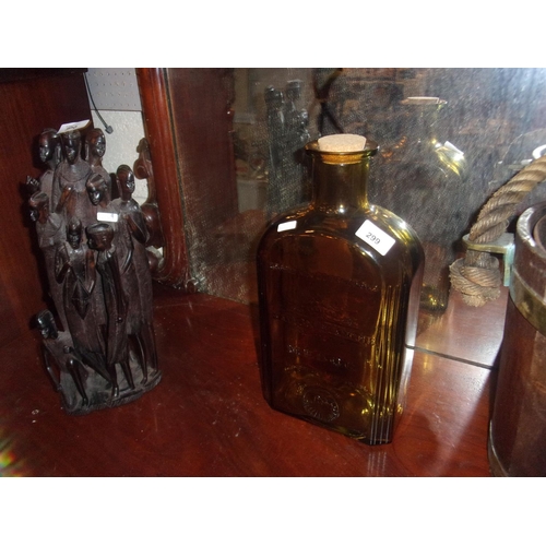 299 - LARGE VINTAGE BOTTLE